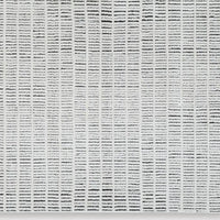 Turo Striped Medium Area Rug, 16mm Pile, Ivory and Black Polyester 5x7