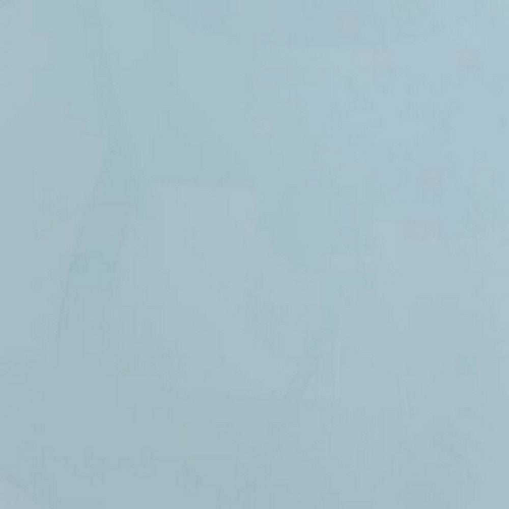 Yela Table Lamp, Bulbous Glass Body, White Drum Shade, Aqua Blue 29 Inch - BM355628