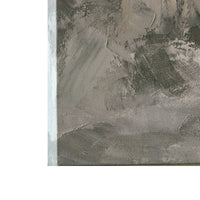 Thuna Wall Art, Hand Painted Stormy Seascape, Wrapped Canvas, Tan 40x50 - BM355634