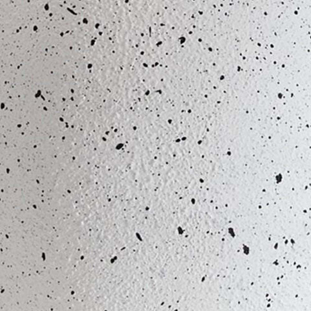 Yati Teardrop Table Lamp, Empire Shade, Speckled White Metal 33 Inch-BM355644