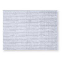 Worly 5x7 Medium Area Rug, Polyester Faux Fur, Subtle Stripe Gray-BM355654