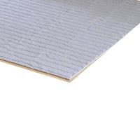 Worly 5x7 Medium Area Rug, Polyester Faux Fur, Subtle Stripe Gray-BM355654
