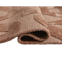 Perry Hand-Tufted Medium Area Rug with Geometric Design, Clay Polyester 5x7-BM355669
