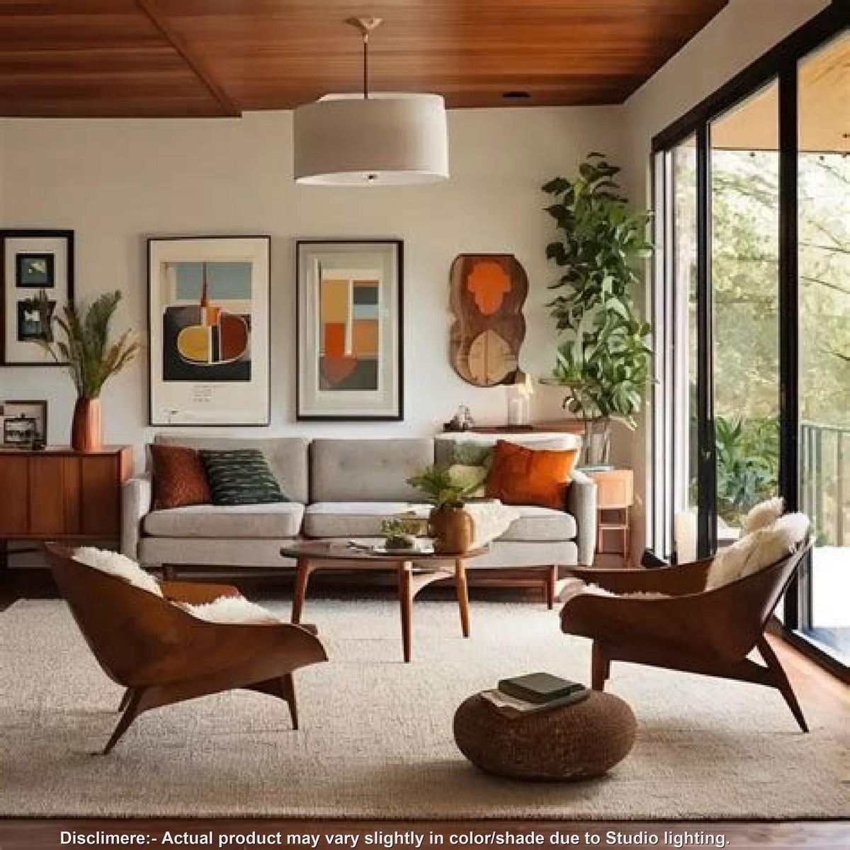 Jeyn 3pc Coffee Table Set with 2 End Tables, Triangular Top, Brown Wood-BM355670