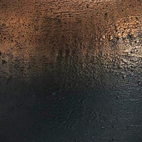 Norry Table Lamp with Fabric Shade, Brown-Black Textured Metal 31 Inch