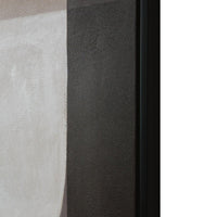 Kesly Wall Art with Abstract Design, Black Framed Canvas, Multicolor 40x50