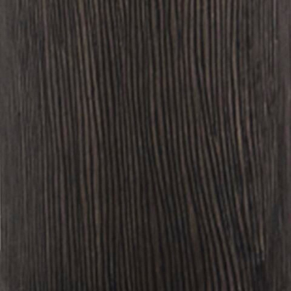 Fiona Floor Lamp, Carved Base, Fabric Shade, Black Textured Polyresin 64 Inch