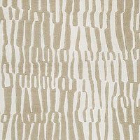 Bella Medium Area Rug with Beige-White Abstract Design, Wool Polyester 5x7