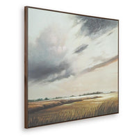 Tayo Hand-Painted Wall Art, Landscape Scenic Detail, Multicolor Canvas 40x50