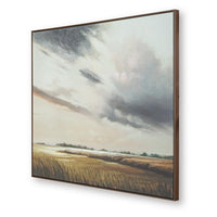 Tayo Hand-Painted Wall Art, Landscape Scenic Detail, Multicolor Canvas 40x50