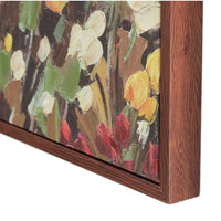Prado Wall Art, Floral Landscape with Mountain View, Multicolor Canvas 40x50
