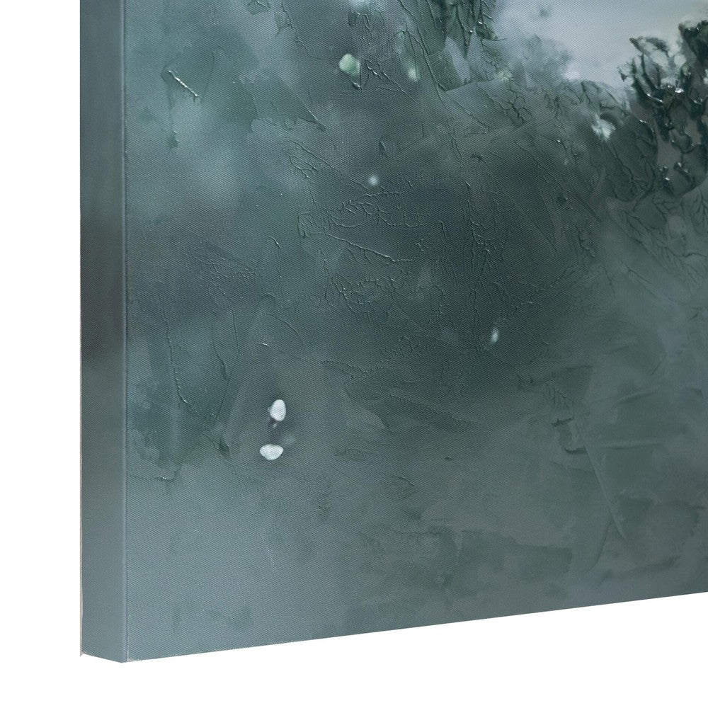 Verny Wall Art with Mountain Landscape Design, Multicolor Canvas 36x60