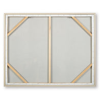 Barny Wall Art with Sailboat Design, Blue-Brown Gallery Framed Canvas 40x50