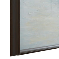 Barny Wall Art with Sailboat Design, Blue-Brown Gallery Framed Canvas 40x50