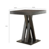 Contemporary Style Wooden Bar Table, Brown - BM68966