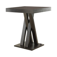 Contemporary Style Wooden Bar Table, Brown - BM68966