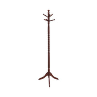 BM69279 Traditional Style Coat Rack, Merlot Brown