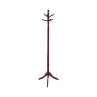 BM69279 Traditional Style Coat Rack, Merlot Brown