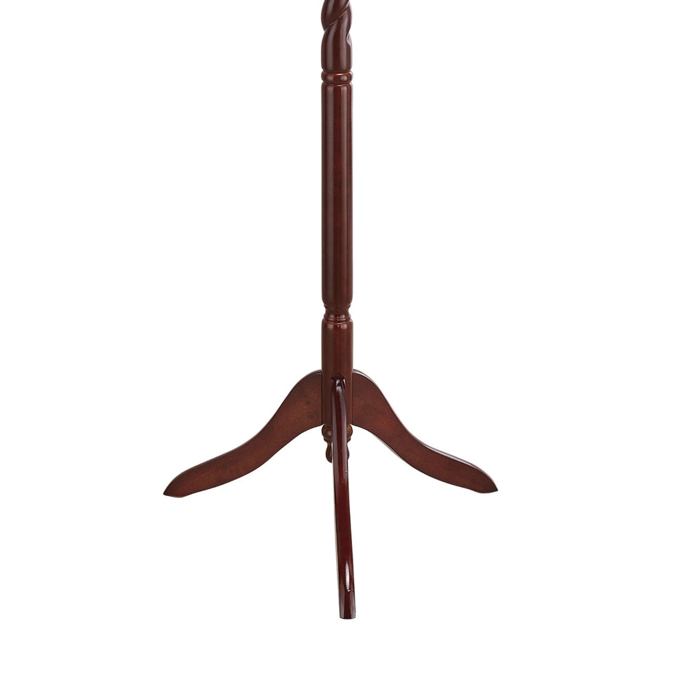 BM69279 Traditional Style Coat Rack, Merlot Brown