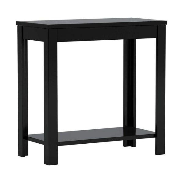 Minimalistic  designed Wooden Chairside Table, Black - BM157885