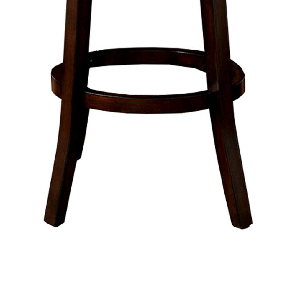 BM131355 Lynsey Contemporary 24"Barstool Withlinen Cushion, Set Of 2