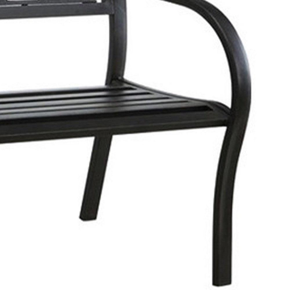 Minot Slated Seat Patio Bench - FOA-CM-OB1809