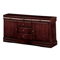 Wooden Server with spacious storage, Brown - FOA-CM3224SV(HB-B)