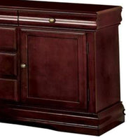 Wooden Server with spacious storage, Brown - FOA-CM3224SV(HB-B)