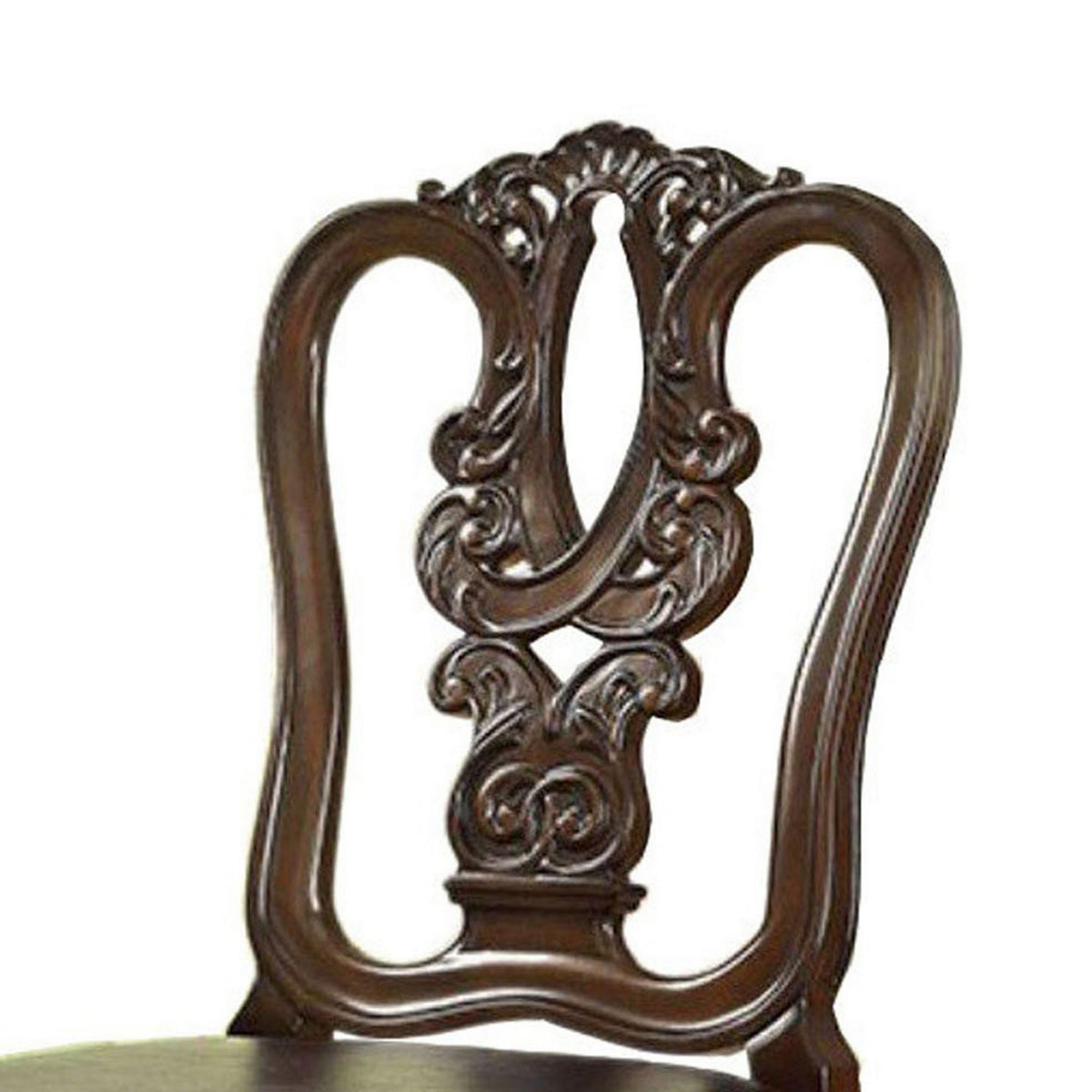 BM131229 Bellagio Traditional Wooden Carving Side Chair, Set Of 2