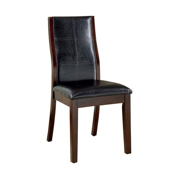 BM131248 Townsend I Transitional Side Chair, Brown Cherry Finish, Set Of 2