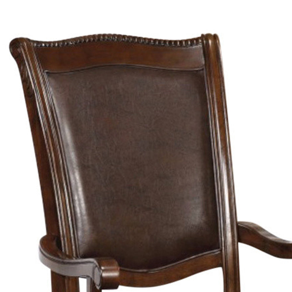 Alpena Traditional Arm Chairs, Set of 2, Cherry Brown - BM123165