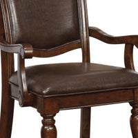 Alpena Traditional Arm Chairs, Set of 2, Cherry Brown - BM123165