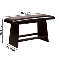 Hurley Modern Style Counter Height Bench - FOA-CM3433PBN