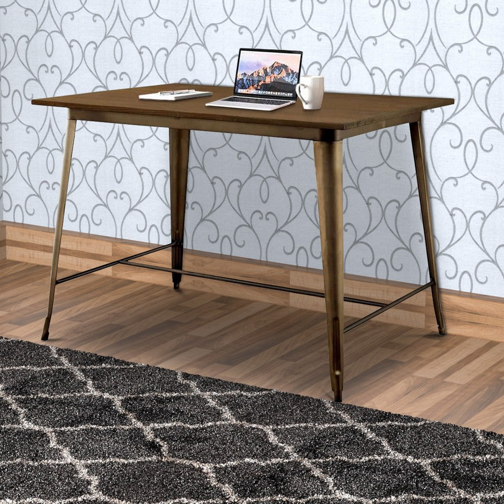 Cooper II Counter Ht. Table, Brown - FOA-CM3529PT