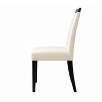 BM131300 Luminar Contemporary Side Chair, Black Finish, Set Of 2