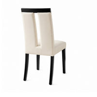 BM131300 Luminar Contemporary Side Chair, Black Finish, Set Of 2