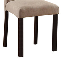 Marshall Transitional Side Chair, Set of two, Black and Ivory - FOA-CM3564SC-2PK