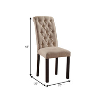 Marshall Transitional Side Chair, Set of two, Black and Ivory - FOA-CM3564SC-2PK