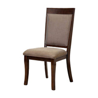 BM131312 Woodmont Contemporary Side Chair, Walnut Finish, Set Of 2