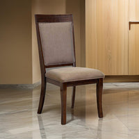 BM131312 Woodmont Contemporary Side Chair, Walnut Finish, Set Of 2