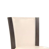 BM131319 Manhattan Iii Counter Height Chair With Ivory, Gray Finish, Set Of 2