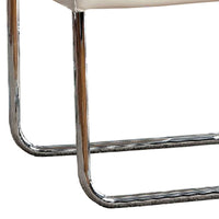 Lodia I Contemporary Side Chair, White, Set of 2 - FOA-CM3825WH-SC-2PK