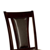 Brent Transitional Side Chair, Dark Cherry Finish, Set Of 2 - BM131987