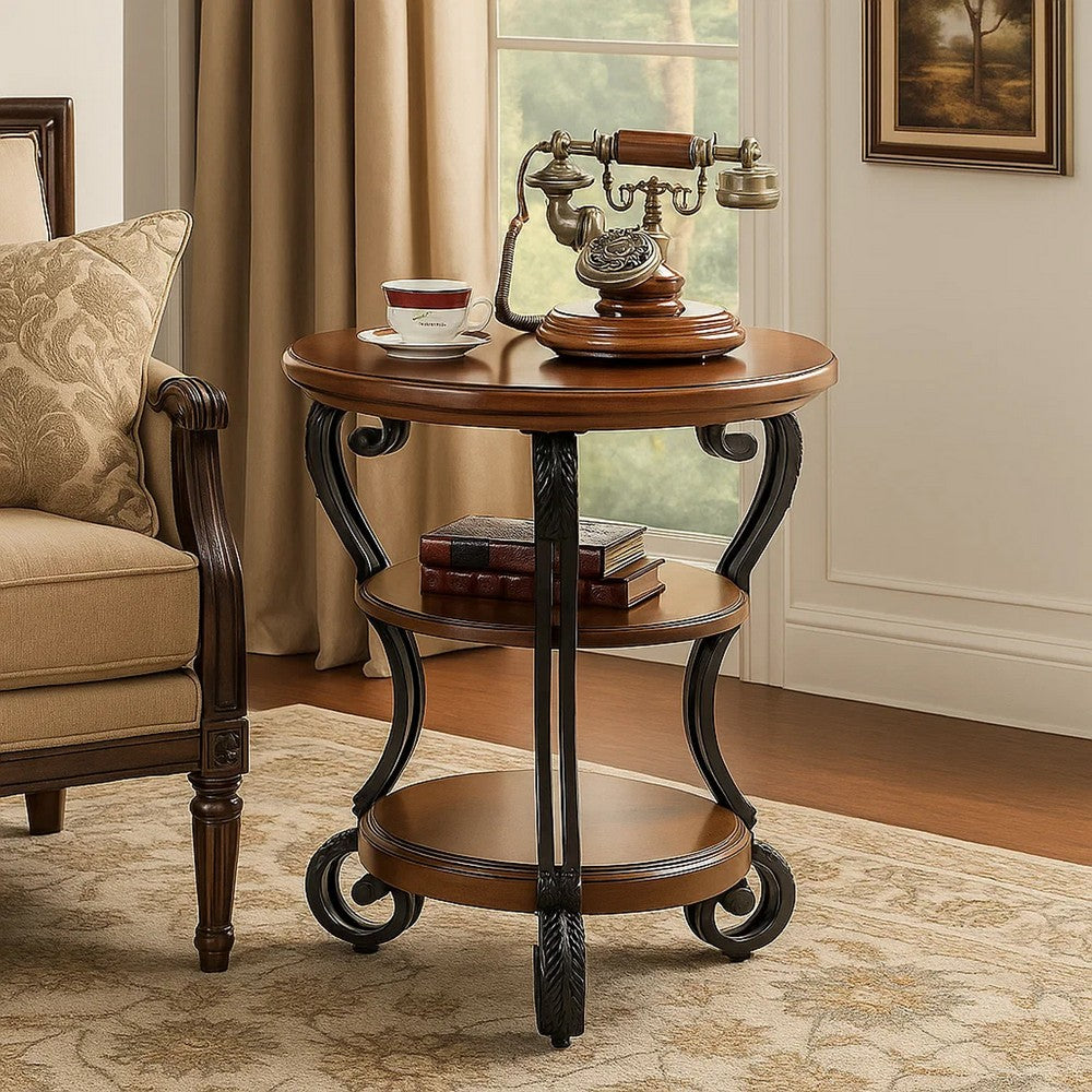 May Transitional Style Side Table - BM123039