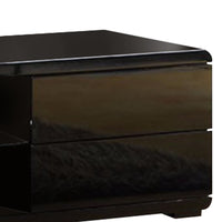 Urbane Contemporary 59' TV Console, Black - FOA-CM5530BK-TV