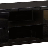 Urbane Contemporary 59' TV Console, Black - FOA-CM5530BK-TV