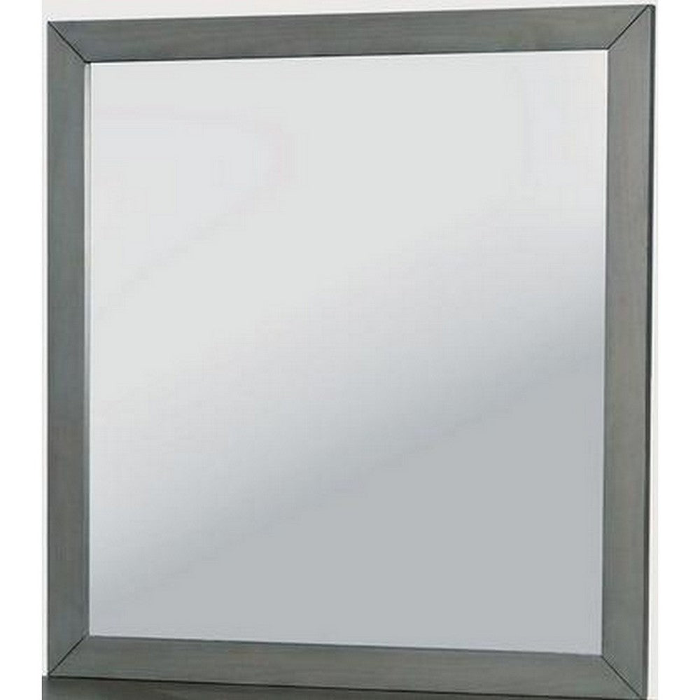 Lennart Gray Rectangular Mirror - FOA-CM7386GY-M