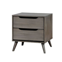 Lennart Mid Century Modern Nightstand, Gray - BM123113
