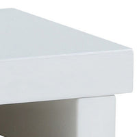 Finely Designed Contemporary Solid Wood Night Stand, Glossy White - FOA-CM7550N