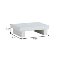 Finely Designed Contemporary Solid Wood Night Stand, Glossy White - FOA-CM7550N